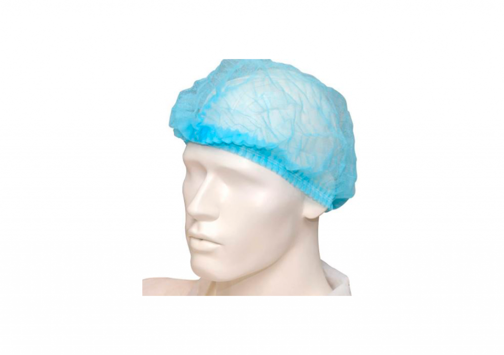 Disposable Blue Hair Nets - Pack of 100 - wide 6